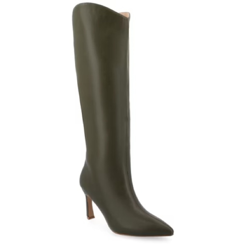 Stylish Knee-High Vegan Leather Boots